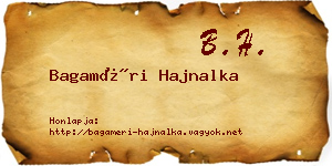 Bagaméri Hajnalka névjegykártya